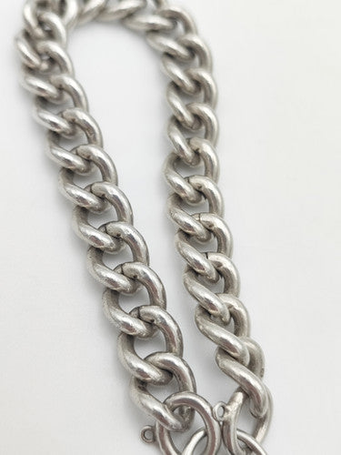 Vintage 925 Sterling Silver Curb Bracelet Bracelets-40