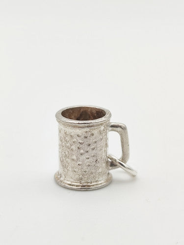 Vintage 925 Sterling Silver Tankard Charm CA13-1