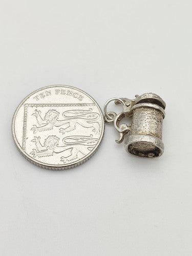 Vintage 925 Sterling Silver Tankard Charm CA15-121