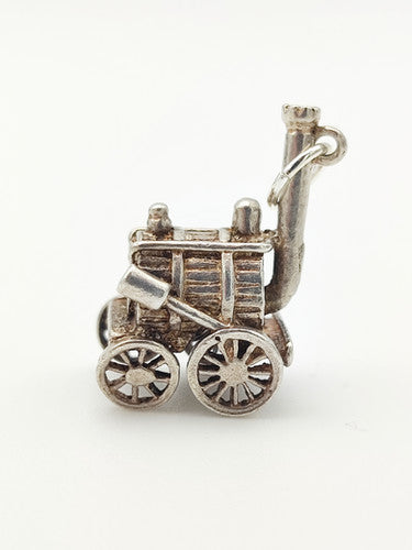 Vintage 925 Sterling Silver Stephenson's Rocket Charm CA16-30