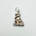 Vintage 925 Sterling Silver Speak No Evil Charm CA19-52