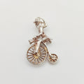 Vintage 925 Sterling Silver Penny-Farthing Charm CA19-3