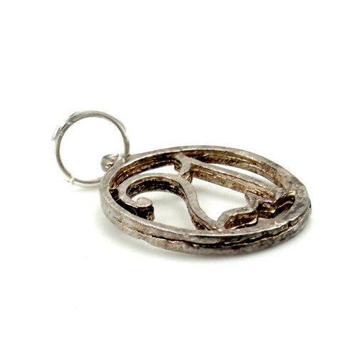 Vintage 925 Sterling Silver Number 21 Charm CA27-2