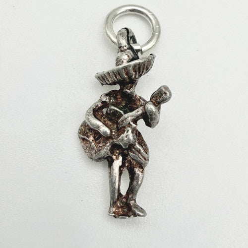 Vintage 925 Sterling Silver Mariachi Charm CA23-19