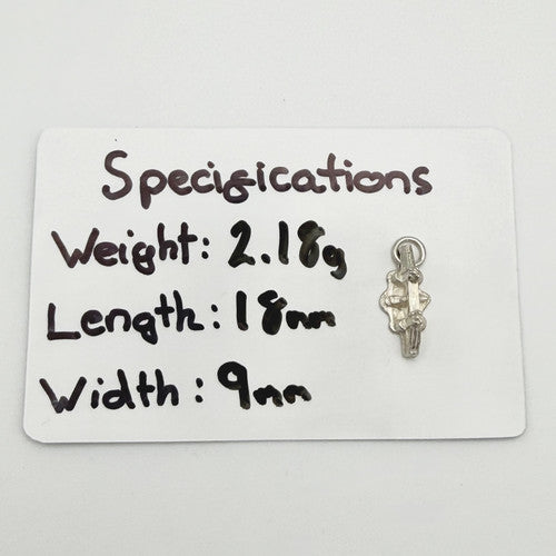 Vintage 925 Sterling Silver Tower Bridge Charm CA22-40