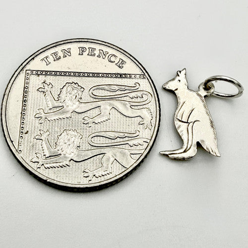 Vintage 925 Sterling Silver Kangaroo Charm CA20-43