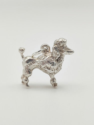 Vintage 925 Sterling Silver Poodle Charm CA18-66