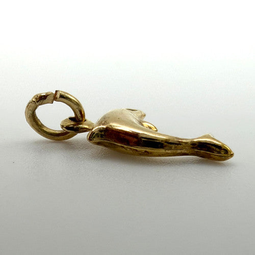 Vintage 9ct Yellow Gold Dolphin Charm PG39