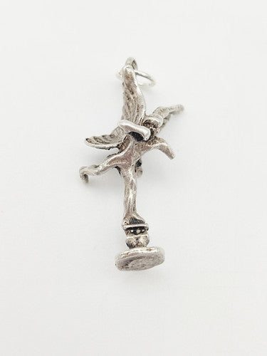 Vintage 925 Sterling Silver Cupid Charm CA17-57