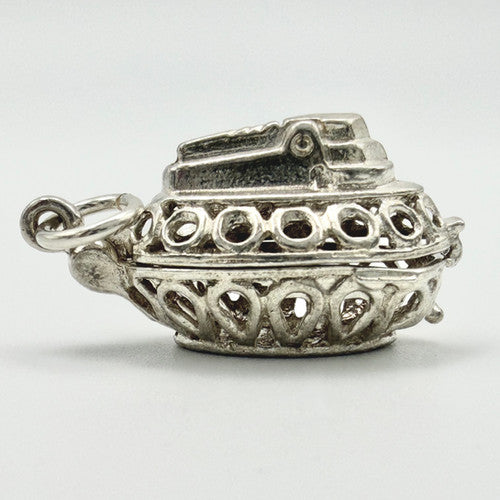Vintage 925 Sterling Silver Desk Lighter Charm CA24-12