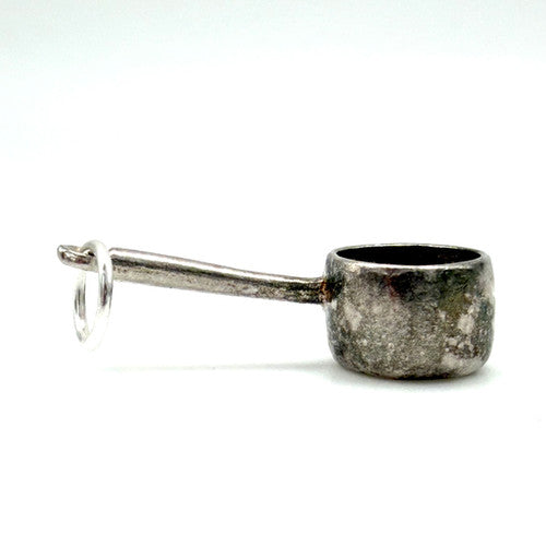 Vintage 925 Sterling Silver Sosban Fach Charm CA27-37