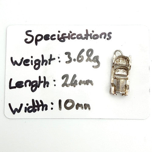 Vintage 925 Sterling Silver Classic Car Charm CA26-29