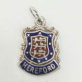 Vintage 925 Sterling Silver Hereford Travel Charm CA25-39