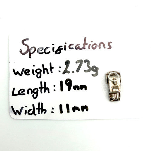 Vintage 925 Sterling Silver London Taxi Charm CA27-25