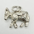Vintage 925 Sterling Silver Donkey Charm CA22-18