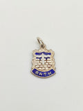 Vintage 925 Sterling Silver Bath Travel Charm CA13-96