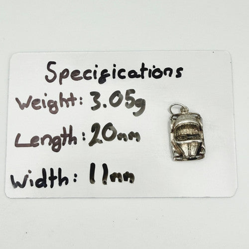 Vintage 925 Sterling Silver Car Charm CA25-65