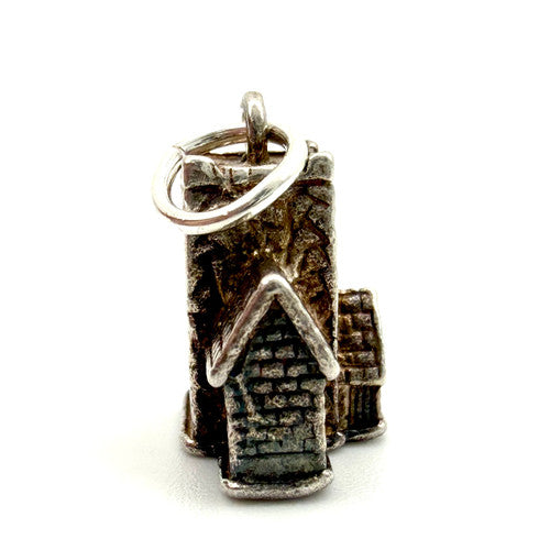 Vintage 925 Sterling Silver Church Charm CA27-53