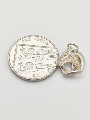 Vintage 925 Sterling Silver Horse Charm CA13-16