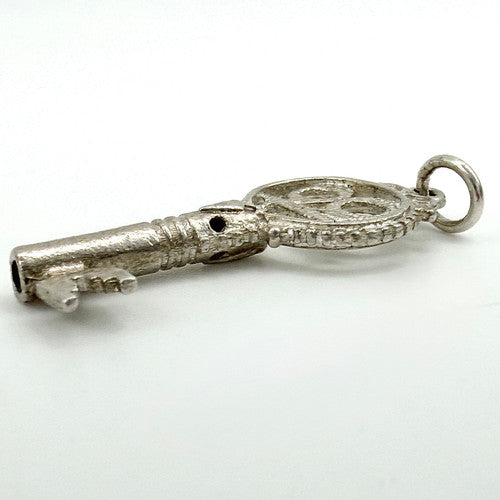 Vintage 925 Sterling Silver 18th Birthday Key Charm CA26-37