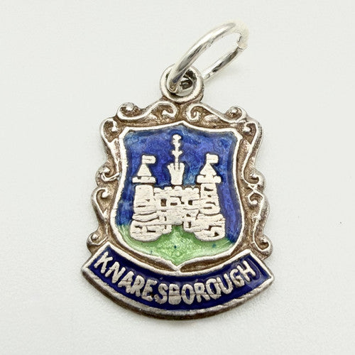 Vintage 925 Sterling Silver Knaresborough Travel Charm CA20-14