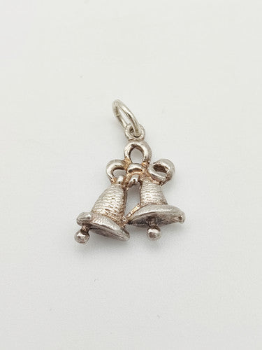 Vintage 925 Sterling Silver Bell Charm CA13-9