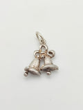 Vintage 925 Sterling Silver Bell Charm CA13-9