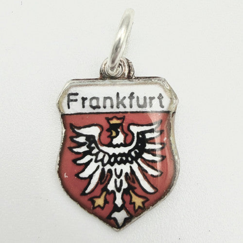 Vintage 800 Silver Frankfurt Charm CA24-29