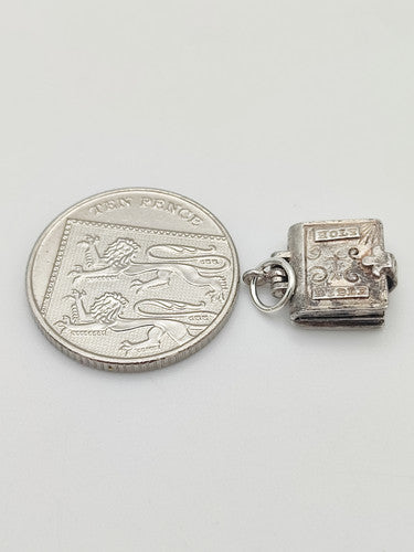 Vintage 925 Sterling Silver Nuvo Bible Charm CA18-75