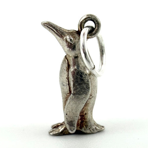 Vintage 925 Sterling Silver Penguin Charm CA29-2
