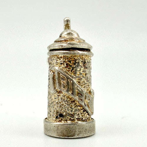 Vintage 925 Sterling Silver Tankard Charm CA28-26