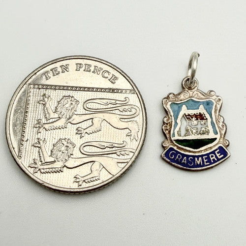 Vintage 925 Sterling Silver Grasmere Travel Charm CA20-8