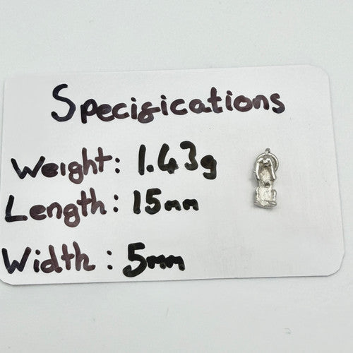 Vintage 925 Sterling Silver Monkey See Charm CA22-95