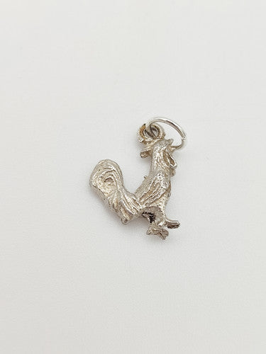 Vintage 925 Sterling Silver Cockerel Charm CA16-2