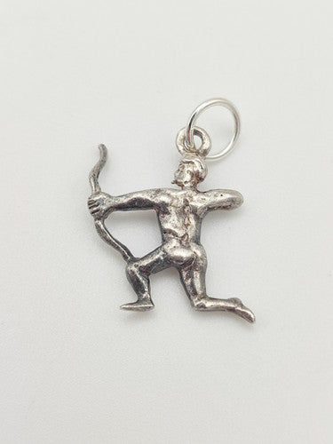 Vintage 925 Sterling Silver Sagittarius Charm CA18-68