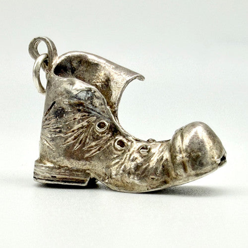 Vintage 925 Sterling Silver Old Boot Charm CA28-44