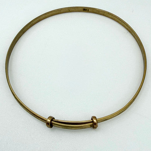 Vintage 9ct Yellow Gold Baby Childs Bangle PG27