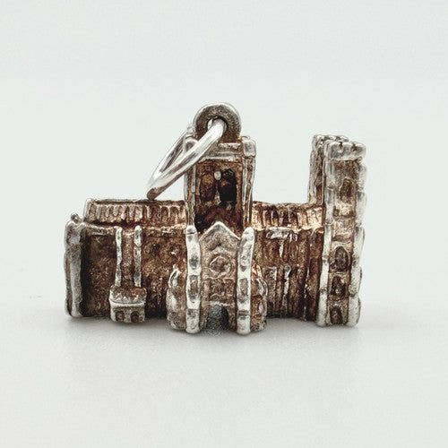 Vintage 925 Sterling Silver Westminster Abbey Charm CA21-30