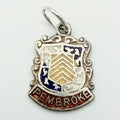 Vintage 925 Sterling Silver Pembroke Travel Charm CA20-21