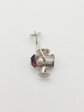Vintage 925 Sterling Silver Railway Lantern Charm CA14-42