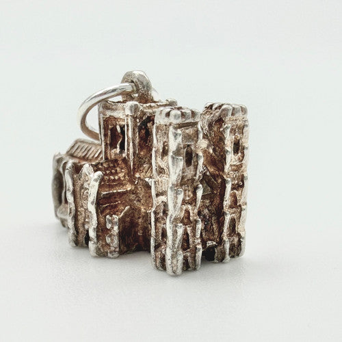 Vintage 925 Sterling Silver Westminster Abbey Charm CA21-30