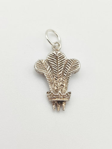 Vintage 925 Sterling Silver Prince Of Wales Charm CA16-69
