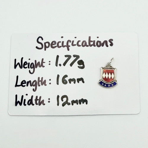 Vintage 925 Sterling Silver Sark Travel Charm CA20-5