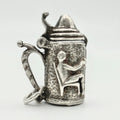Vintage 925 Sterling Silver Tankard Charm CA23-34