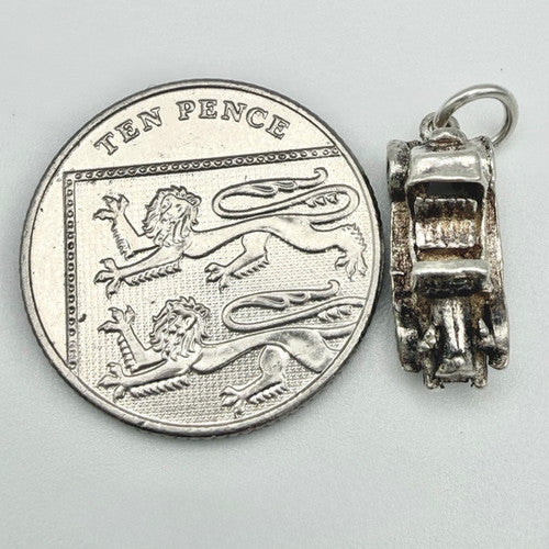 Vintage 925 Sterling Silver Car Charm CA24-1