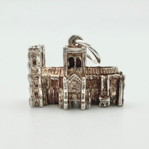 Vintage 925 Sterling Silver Westminster Abbey Charm CA21-30