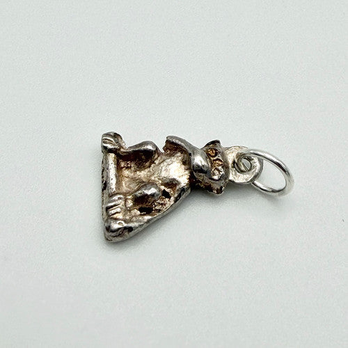 Vintage 925 Sterling Silver Speak No Evil Charm CA19-52