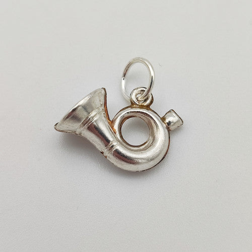Vintage 925 Sterling Silver French Horn Charm CA19-5