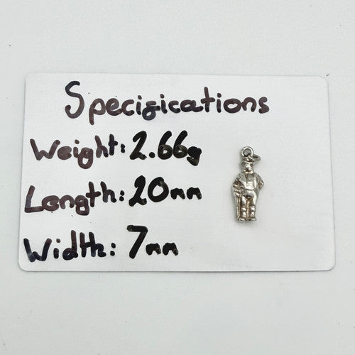 Vintage 925 Sterling Silver John Bull Charm CA23-15