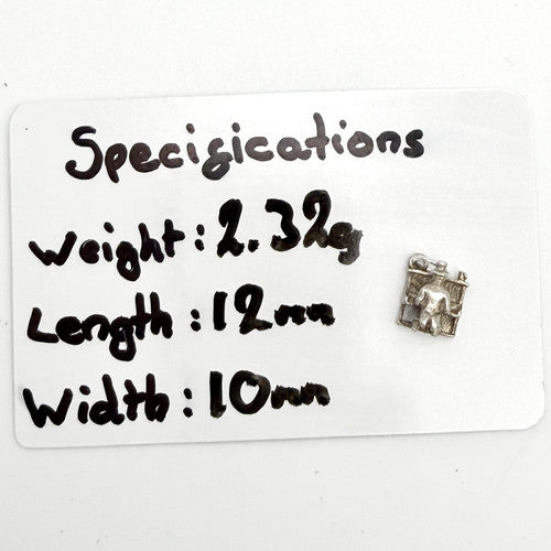 Vintage 925 Sterling Silver Pianist Charm CA29-10